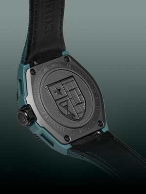Ceas Benrus TYPE 3X Zulu Green - capac spate titan