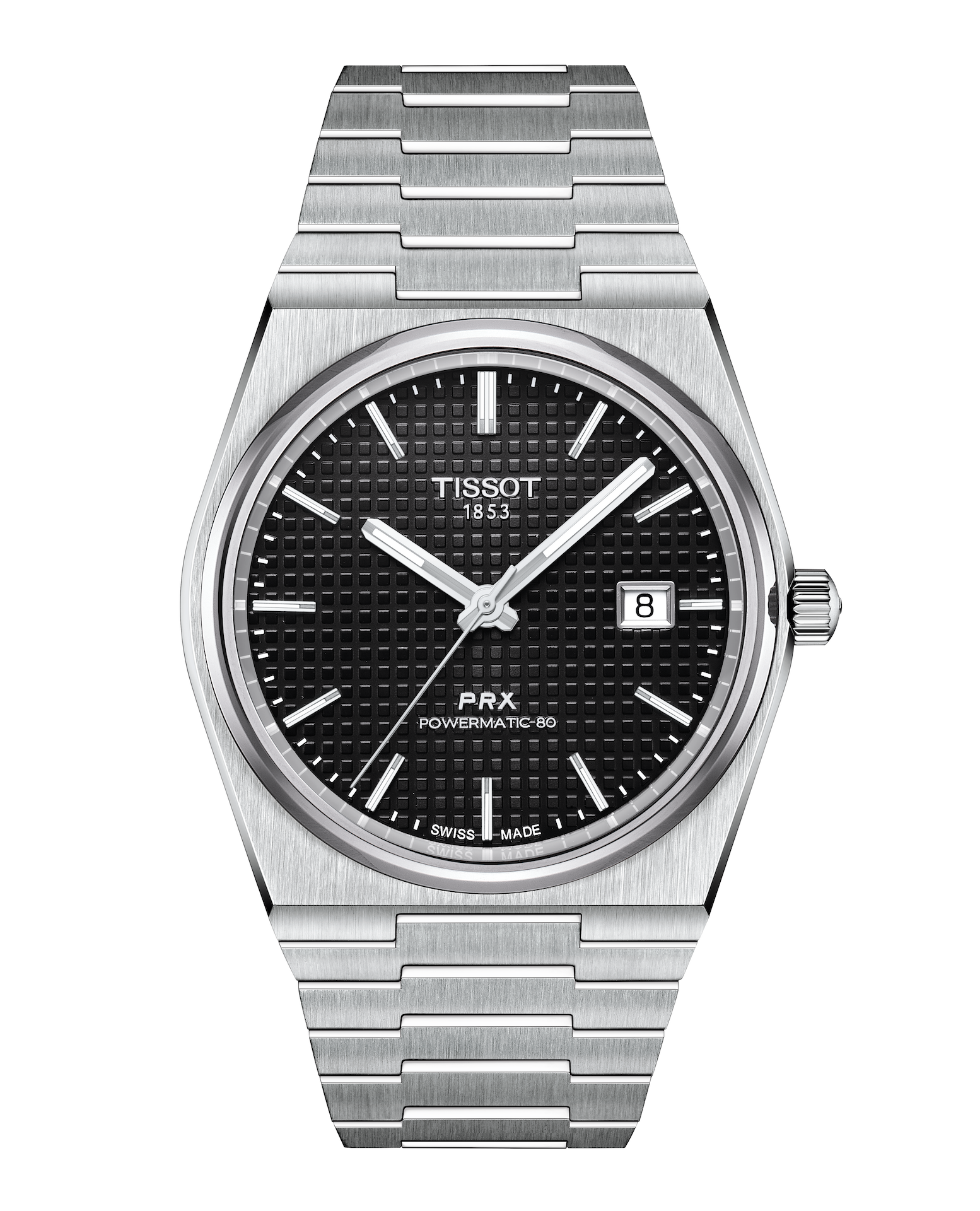 TISSOT PRX 40mm powermatic 80 ブラック Ceas Tissot PRX Powermatic 80 40mm – Albini Prassa