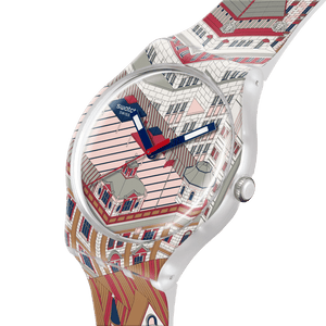 Ceas Swatch Bund-astic SUOZ371 - vedere in perspectiva