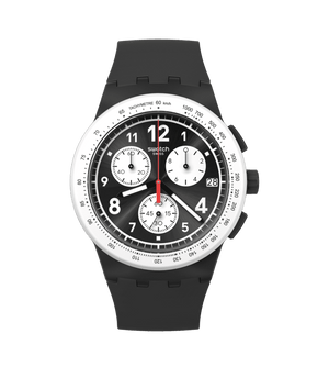 Ceas Swatch Nothing Basic About Black SUSB420 - vedere frontala