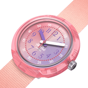 Ceas Flik Flak Quench in Pink FPNP188 - vedere laterala
