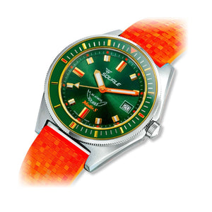 Ceas Squale Matic S Green Two Tone Mosaic Rubber