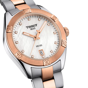 Ceas Tissot PR 100 Sport Chic T101.910.22.116.00 - detaliu cadran