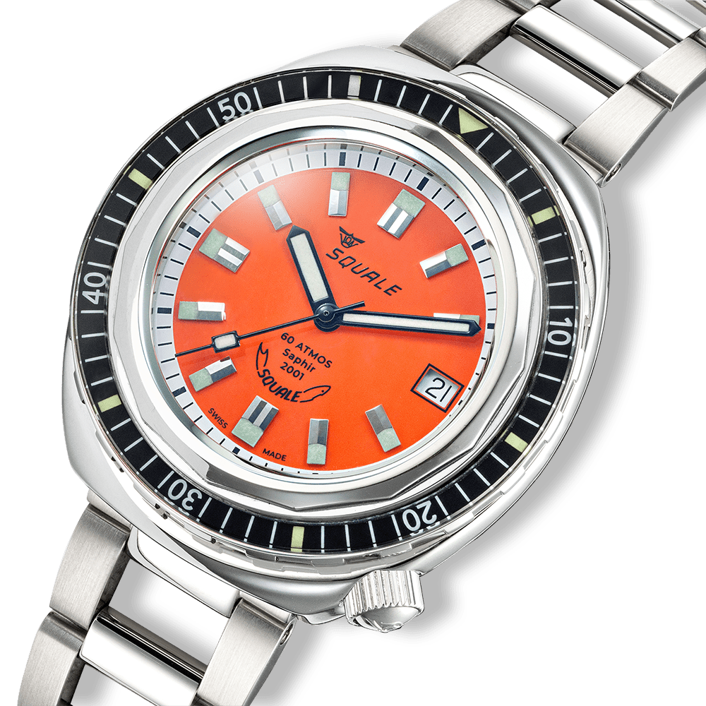 Ceas Squale 2001 Reverse Orange