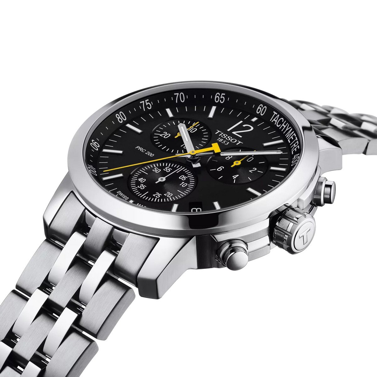 Ceas Tissot PRC 200 Chronograph T114.417.11.057.00 - detaliu cadran