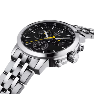 Ceas Tissot PRC 200 Chronograph T114.417.11.057.00 - detaliu cadran