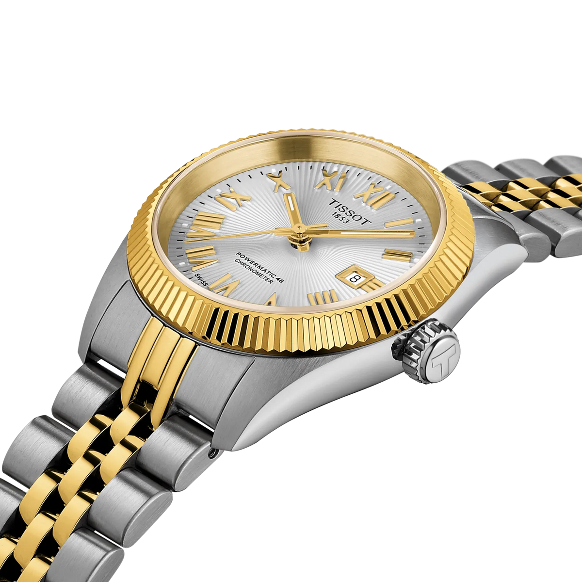 Tissot Ballade COSC 30mm T156.208.22.033.01 detaliu