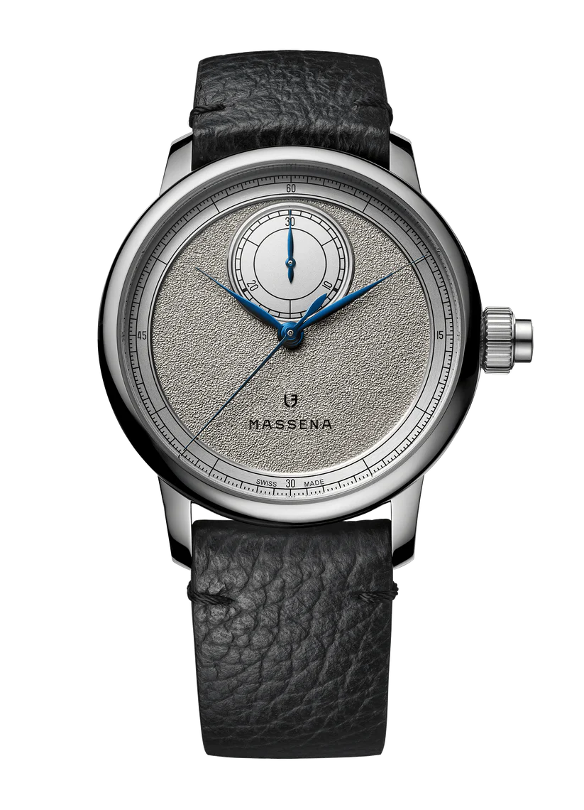 Ceas Louis Erard Le Chronographe Monopoussoir Louis Erard X Massena Lab Silver