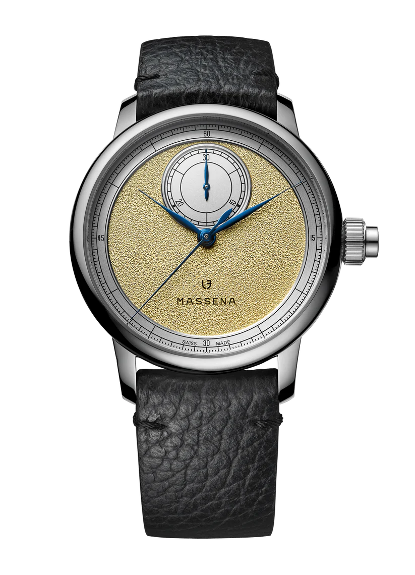 Ceas Louis Erard Le Chronographe Monopoussoir Louis Erard X Massena Lab Gold