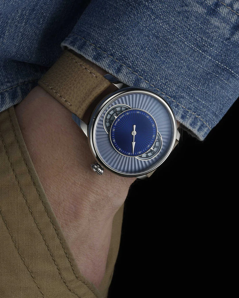 Ceas Louis Erard Le Régulateur Esprit Flinqué Blue