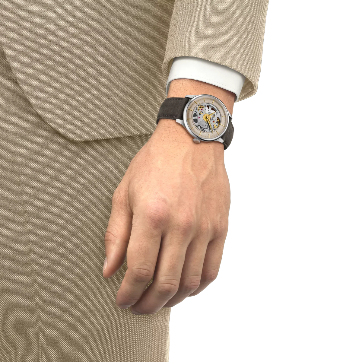 Ceas Tissot Chemin des Tourelles Skeleton 39mm