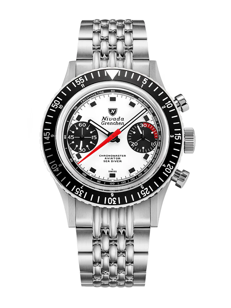 Ceas Nivada Chronomaster Singer - Bezel Interschimbabil