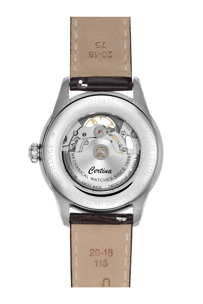 Ceas Certina DS-1 Skeleton C029.907.16.081.00 - spate carcasa