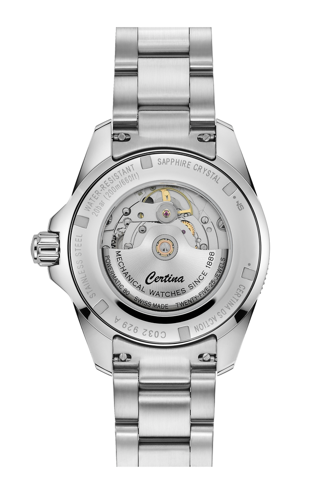Ceas Certina DS Action GMT 41mm C032.929.11.041.01 - spate carcasa