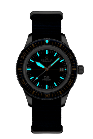 Ceas Certina DS PH200M 42.8mm C036.407.18.040.00 - index luminescent in intuneric