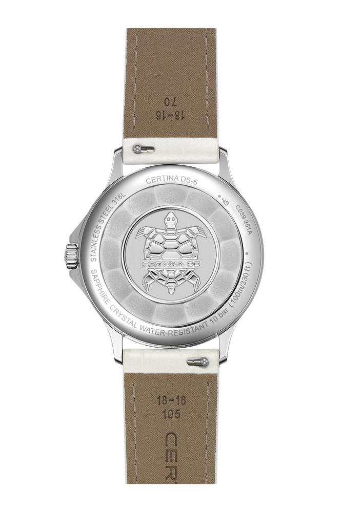 Ceas Certina DS-6 Lady C039.251.16.116.00 - spate carcasa
