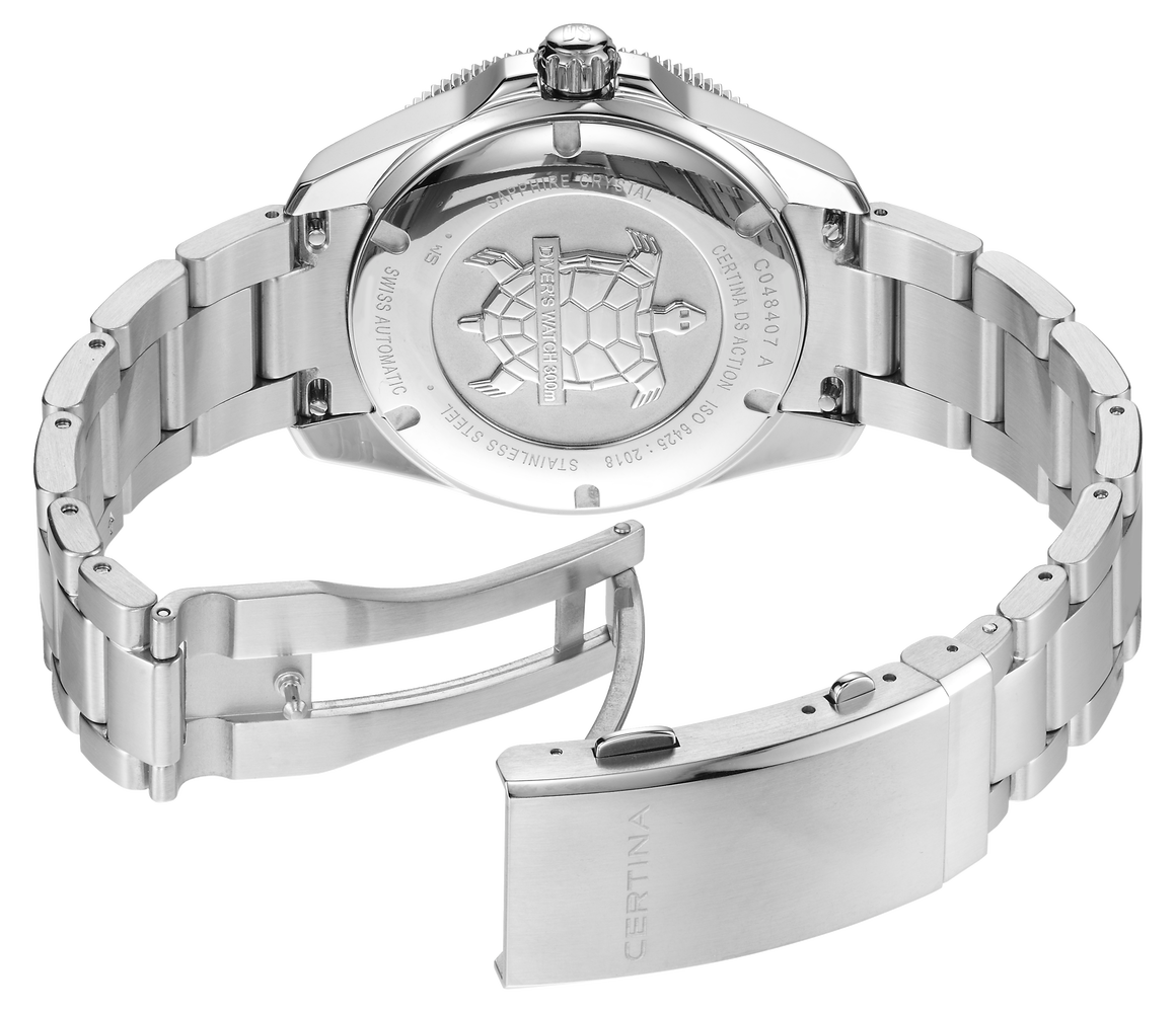 Ceas Certina DS Action Diver 40.5mm Powermatic 80 C048.407.11.051.01 - catarama si inchizatoare