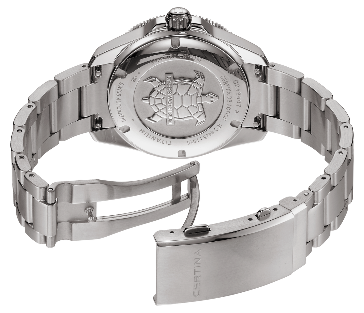 Ceas Certina DS Action Diver 40.5mm Powermatic 80 C048.407.44.041.00 - catarama si inchizatoare