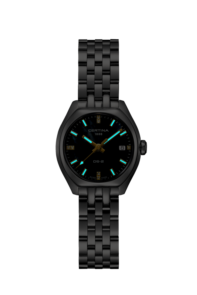 Ceas Certina DS-2 Lady 27.8mm C049.210.11.126.01 - index luminescent in intuneric