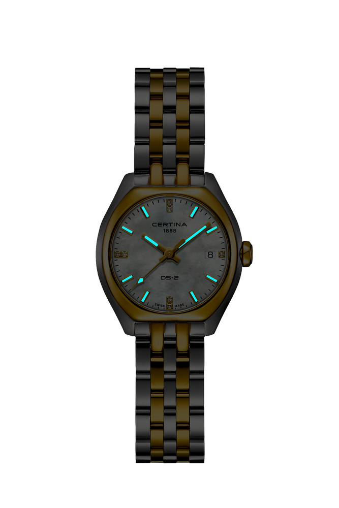 Ceas Certina DS-2 Lady C049.210.22.116.00 - index luminescent in intuneric