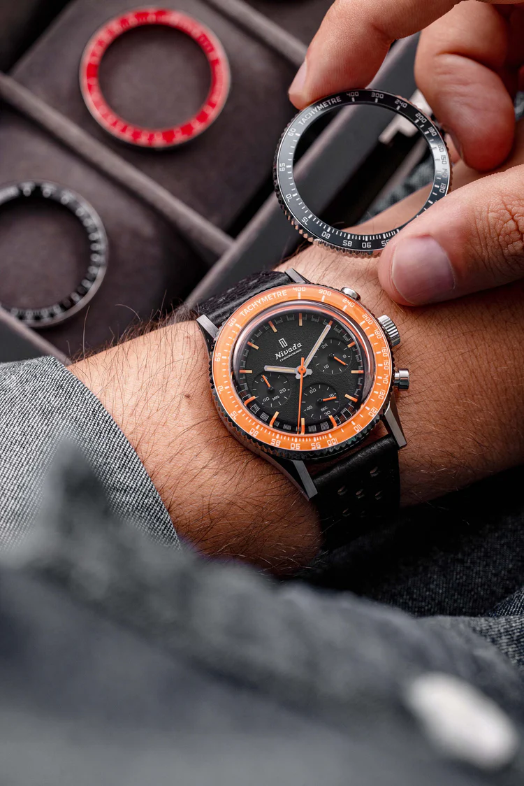 Ceas Nivada Chronoking Meca-Quartz - Bezel Interschimbabil