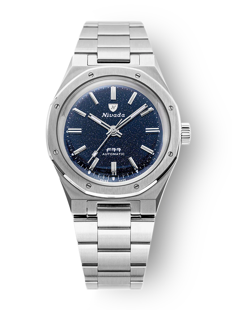 CEAS NIVADA F77 STAINLESS STEEL DARK BLUE AVENTURINE