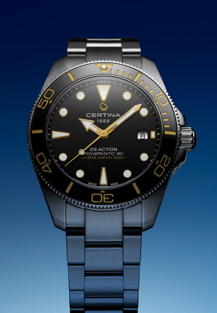 Ceas Certina DS Action Diver 40.5mm Powermatic 80 C048.407.11.051.01 - vedere detaliu