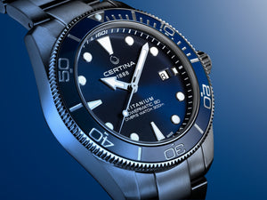 Ceas Certina DS Action Diver 40.5mm Powermatic 80 C048.407.44.041.00 - vedere detaliu
