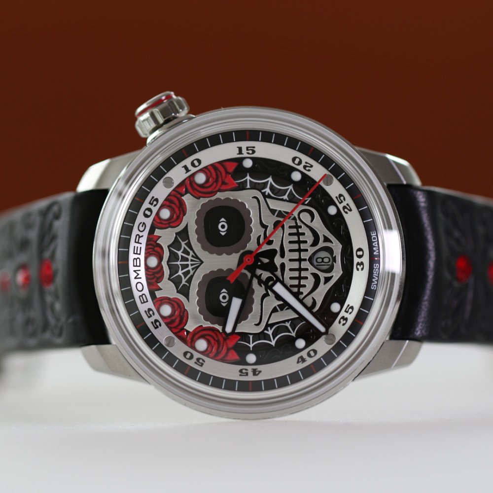 Bomberg BB-01 Automatic Dia de los Muertos - curea