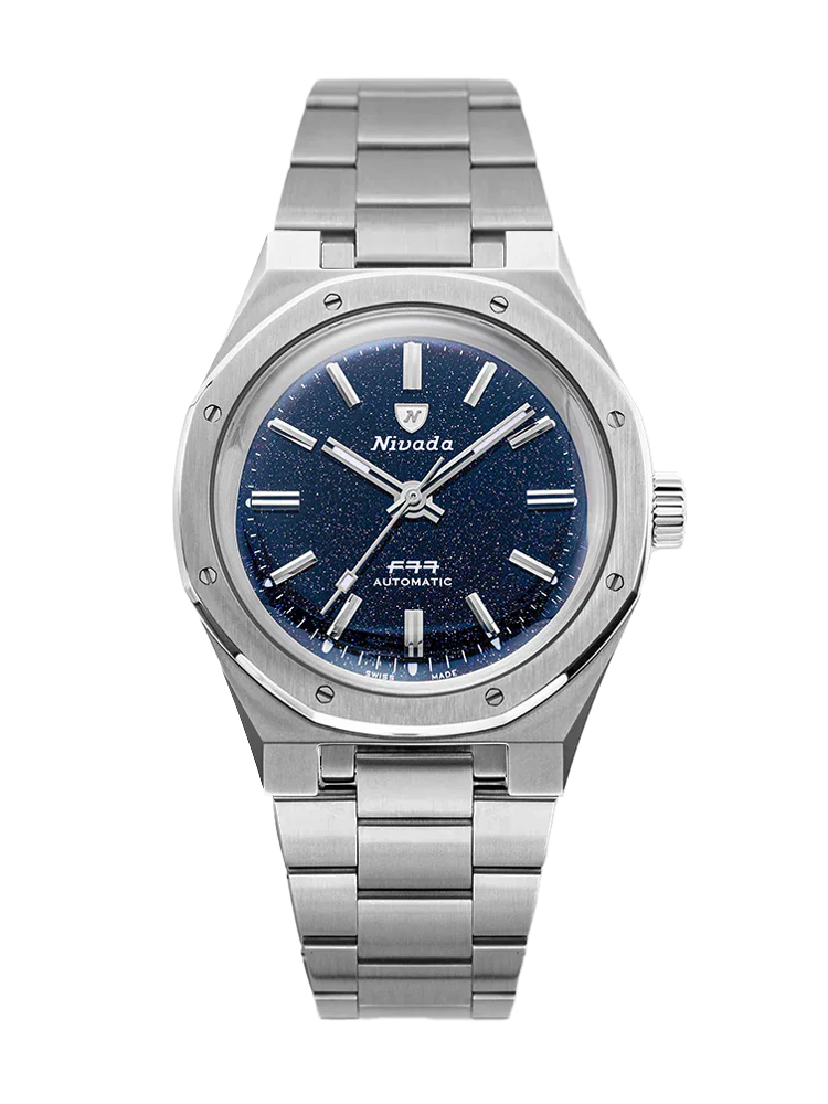 CEAS NIVADA F77 STAINLESS STEEL DARK BLUE AVENTURINE