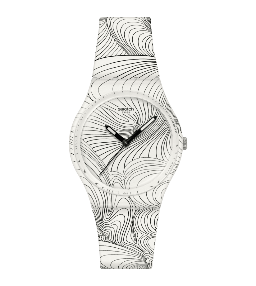 Ceas Swatch Curvilinear GZ363 - vedere frontala