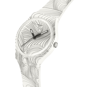 Ceas Swatch Curvilinear GZ363 - vedere in perspectiva