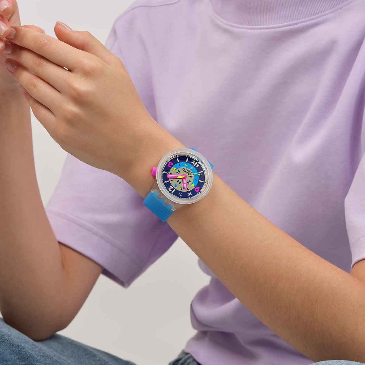 CEAS SWATCH NEON HIELO