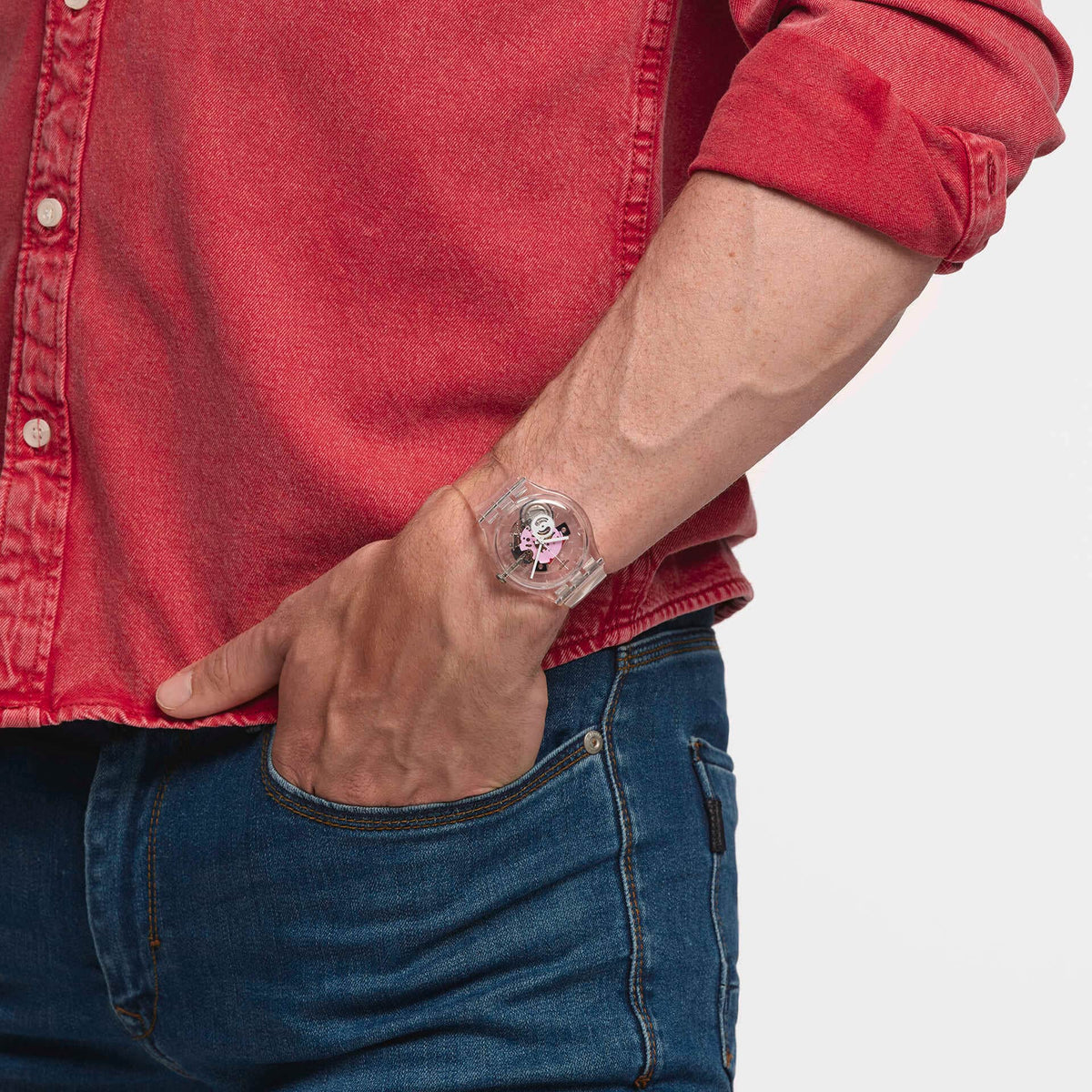 Ceas Swatch Random Ghost SO29K104 - lifestyle