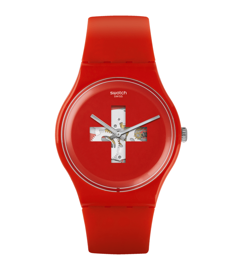 Ceas Swatch Swiss Around the Clock SO29R104 - vedere frontala