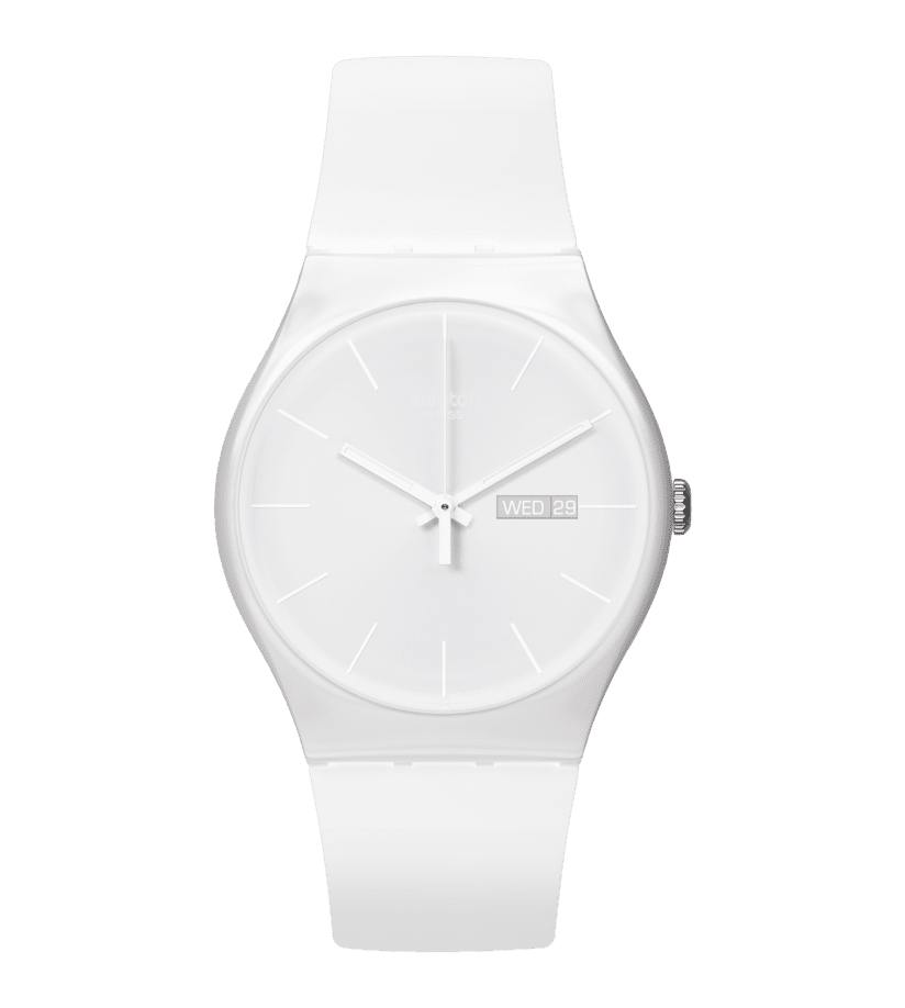 Ceas Swatch White Rebel SO29W704 - vedere frontala