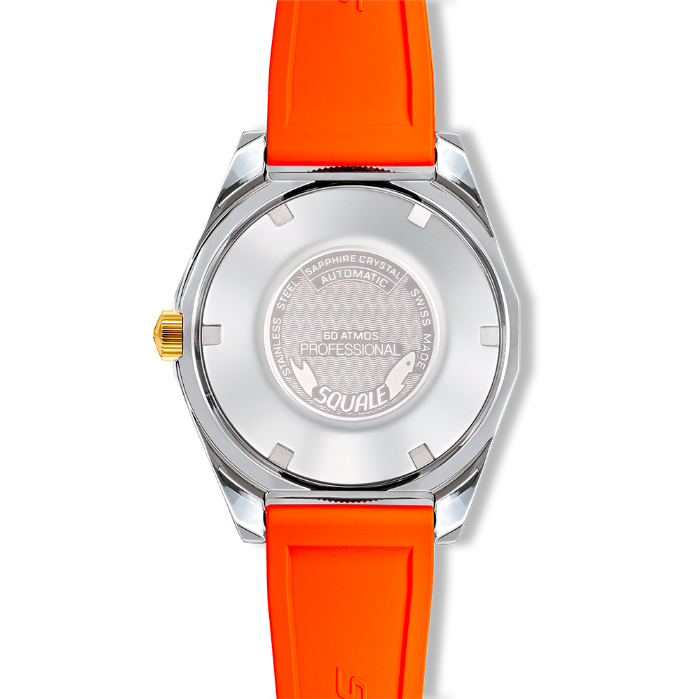 Ceas Squale Matic S Green Two Tone - capac spate