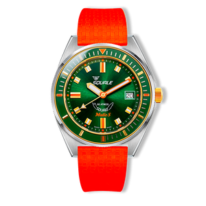 Ceas Squale Matic S Green Two Tone - cadran