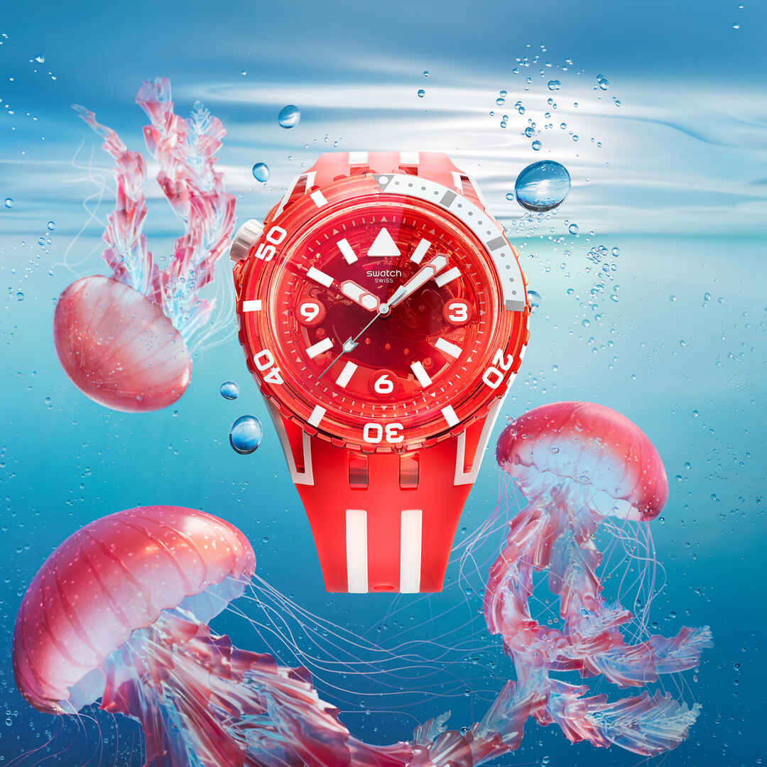 Ceas Swatch Lion's Mane SSCU09R100 - purtat la mana