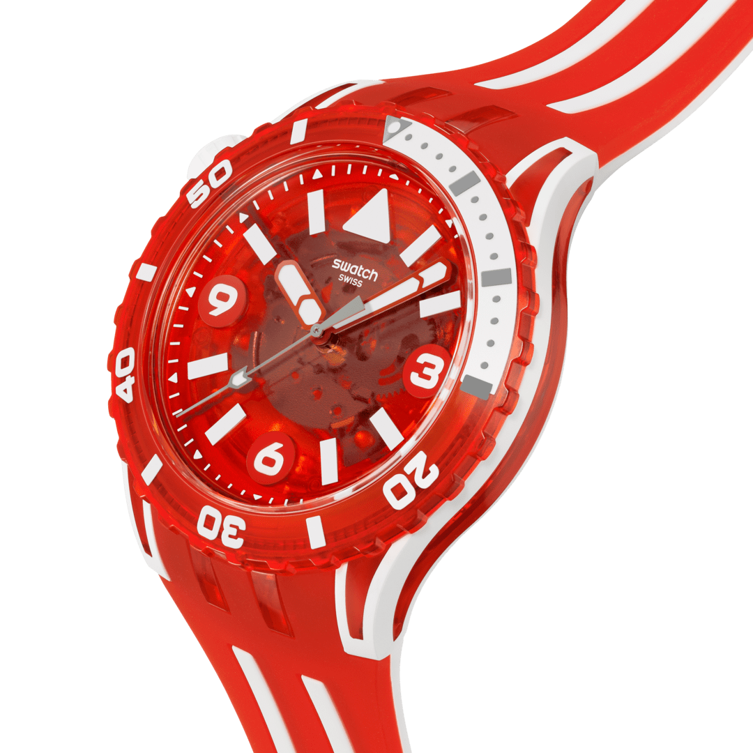 Ceas Swatch Lion's Mane SSCU09R100 - vedere in perspectiva