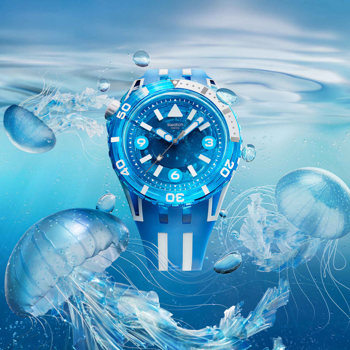 Ceas Swatch Blue Fire