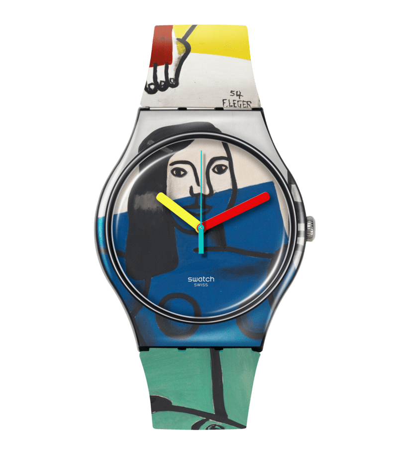 Ceas Swatch Leger's Two Women Holding Flowers SUOZ363 - vedere frontala