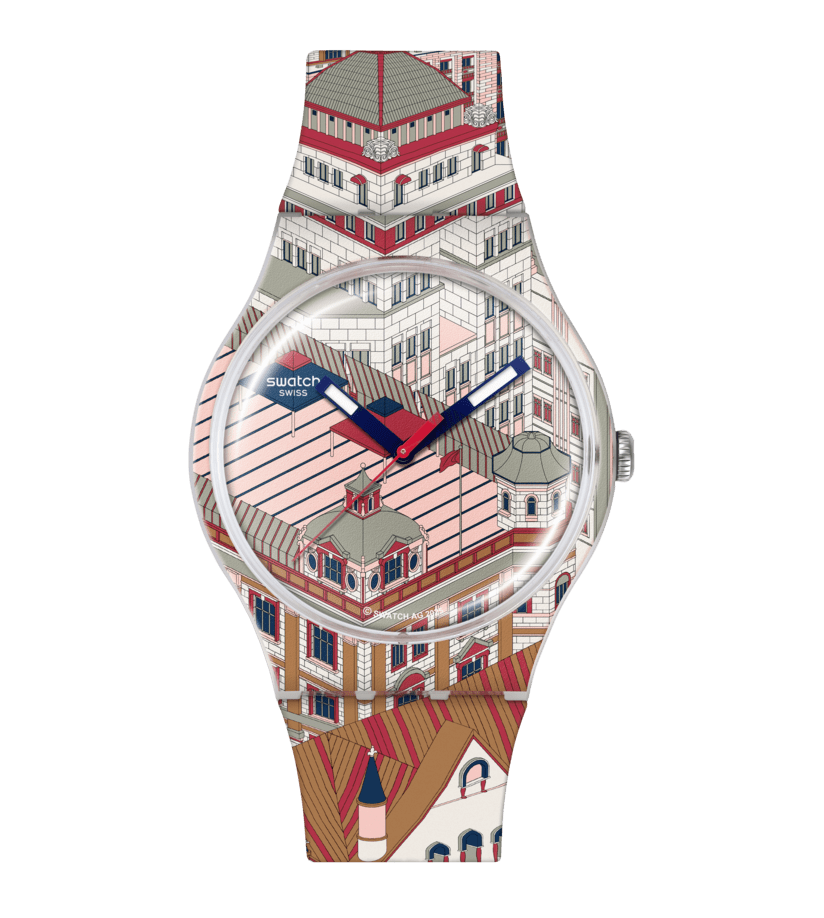 Ceas Swatch Bund-astic SUOZ371 - vedere frontala