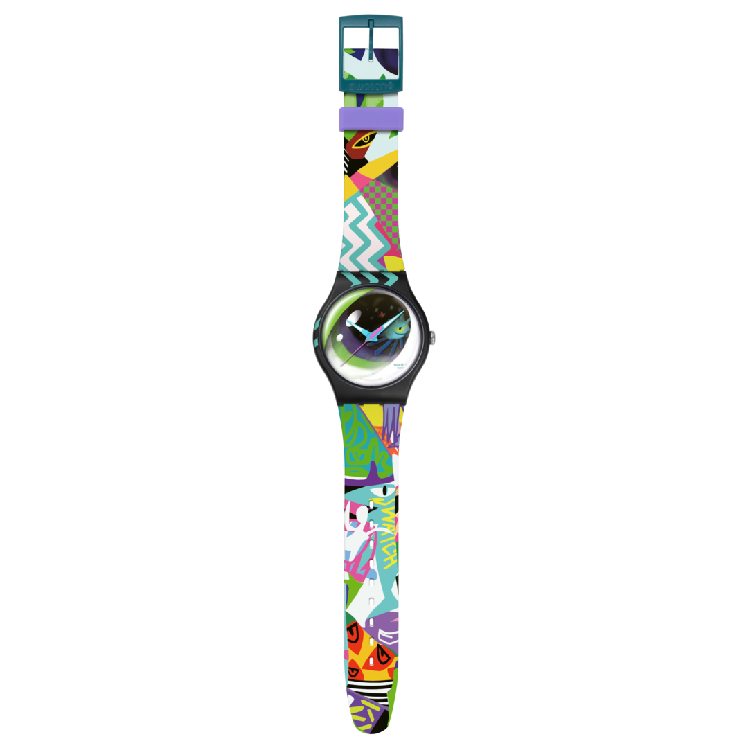 Ceas Swatch Street Eye SUOZ372 - vedere laterala