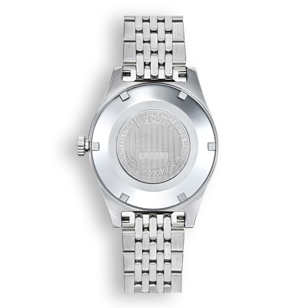 Ceas Squale Super-Squale Sunray Grey - capac spate