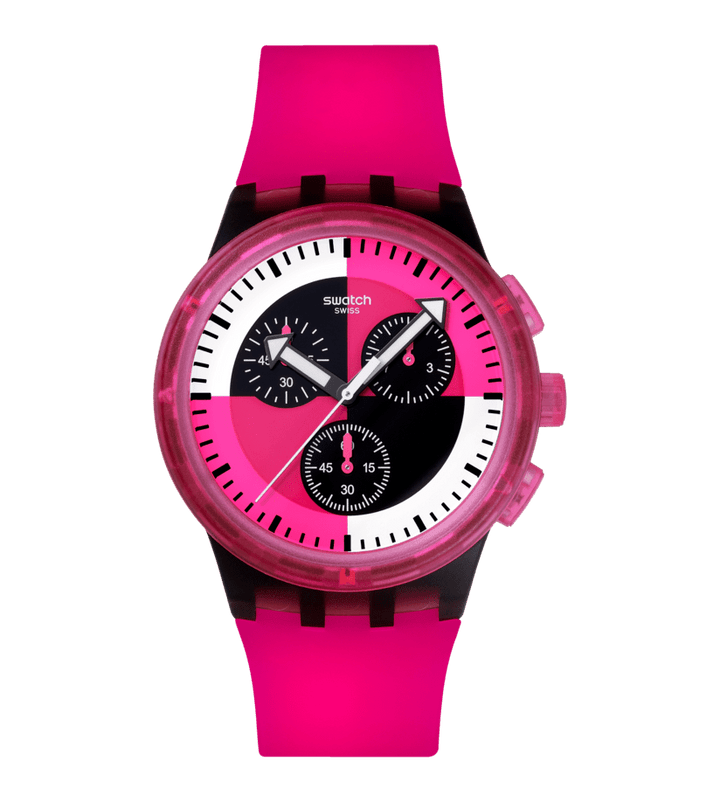 ★Risha★ Ceas Swatch Fuchsia Lines – Albini Prassa