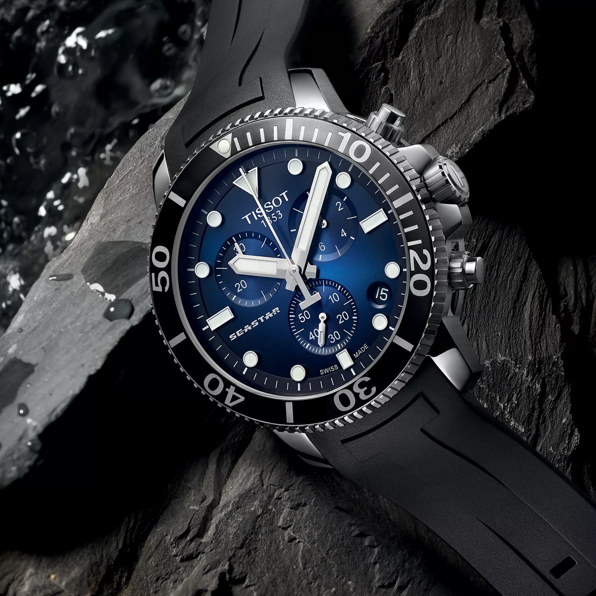 Ceas Tissot Seastar 1000 Chronograph 45.5mm