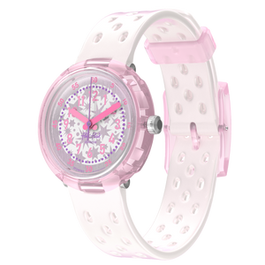 Ceas Flik Flak Fizz in Pearl FCNP007 - vedere frontala
