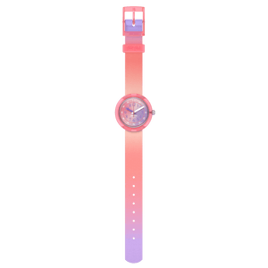 Ceas Flik Flak Quench in Pink FPNP188 - cadran