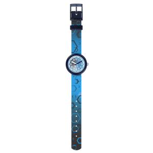 Ceas Flik Flak Quench in Blue FPNP189 - cadran